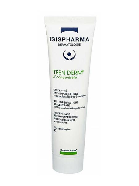 Isis Pharma Teen Derm K Concentrate<br>کرێمی دژە زیبکە و پەڵەی دوای زیپکە